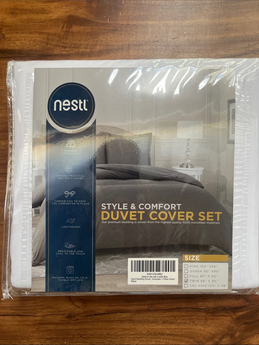 NESTL White Butter-soft Duvet Cover Set